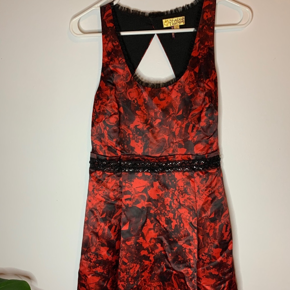Beautiful Red Mini Cocktail Dress